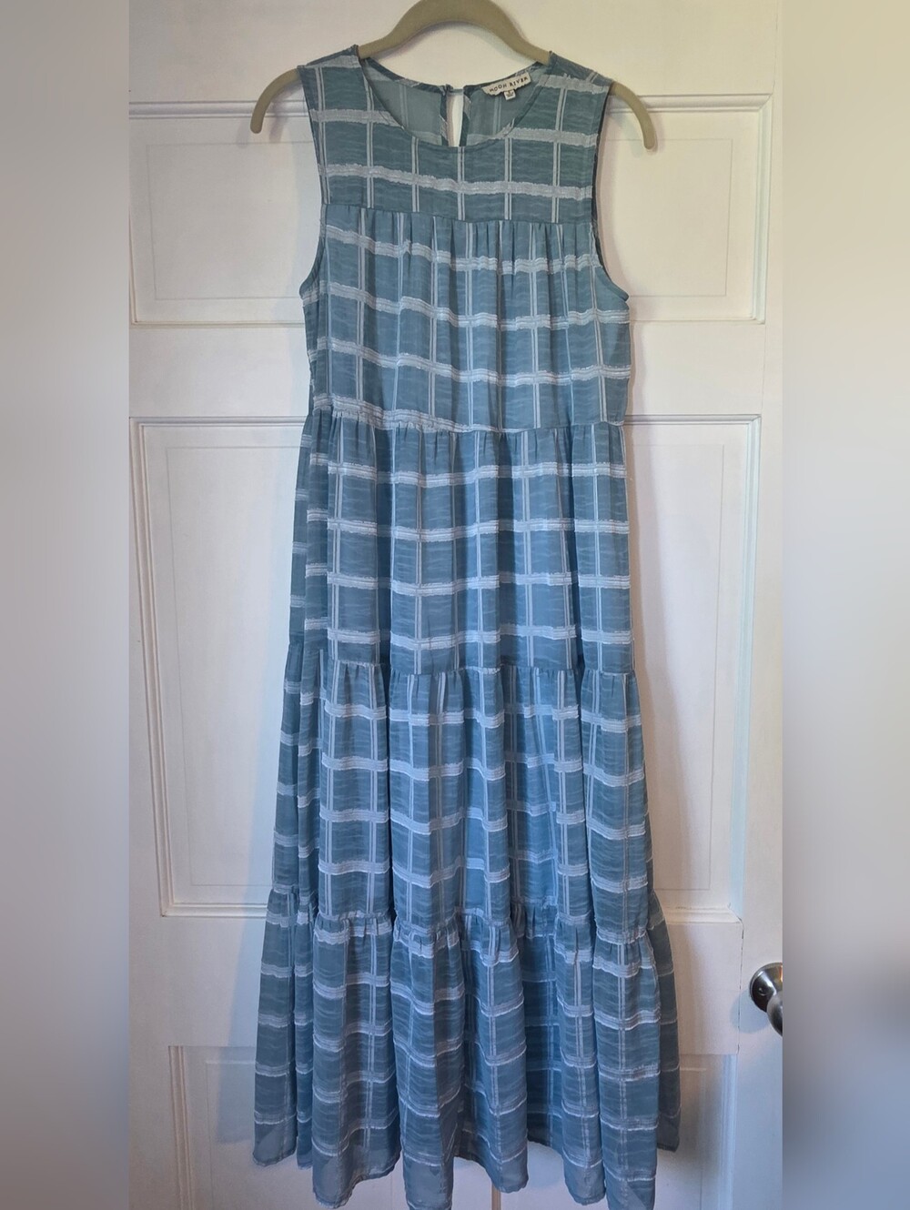Moon River Light Blue Dress